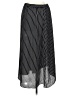 Green Envelope Stripes Black Casual Skirt Size L - photo 2