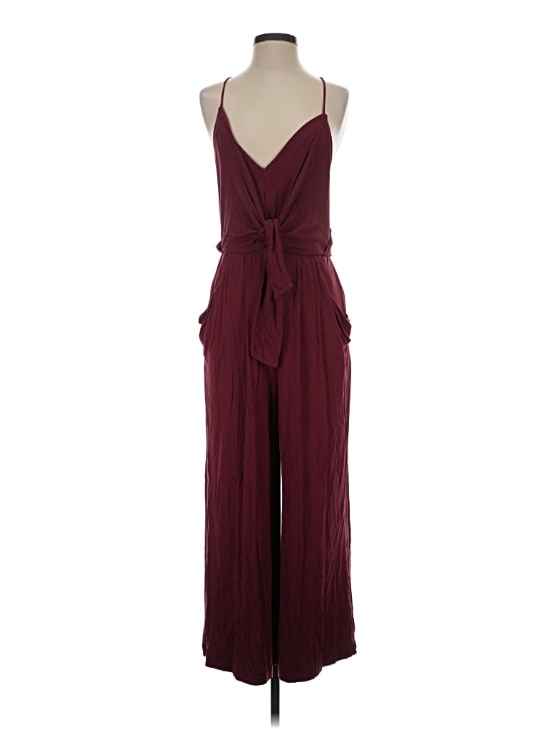 Pre-owned Moulinette Soeurs Jumpsuit In Burgundy