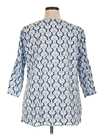 Caribbean Joe 3/4 Sleeve Blouse (view 2)