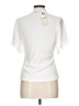 Ramy Brook 100% Polyester White Short Sleeve Blouse Size L - photo 2