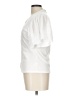 Ramy Brook 100% Polyester White Short Sleeve Blouse Size L - photo 5