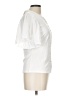 Ramy Brook 100% Polyester White Short Sleeve Blouse Size L - photo 4