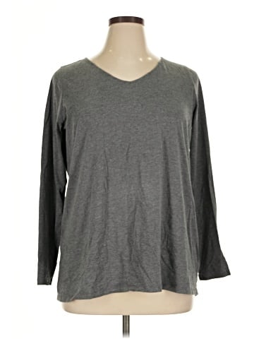 Lands' End 3/4 Sleeve T-Shirt (view 1)