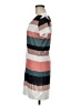 Unbranded Stripes Gray Casual Dress Size M - photo 5