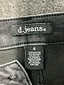 d.jeans Black Denim Shorts Size 4 - photo 3