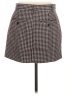 Madewell Houndstooth Brown Casual Skirt Size 2 - photo 2