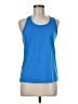 Reebok 100% Polyester Blue Active Tank Size M - photo 1