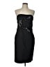 MICHAEL Michael Kors 100% Polyester Black Cocktail Dress Size 10 - photo 1