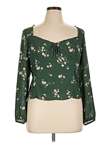 Abercrombie & Fitch 3/4 Sleeve Blouse (view 1)