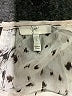 Joie 100% Silk Animal Print Ivory Short Sleeve Silk Top Size S - photo 7