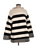 Zara 100% Cotton Stripes Ivory Turtleneck Sweater Size XS - photo 1