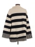 Zara 100% Cotton Stripes Ivory Turtleneck Sweater Size XS - photo 2