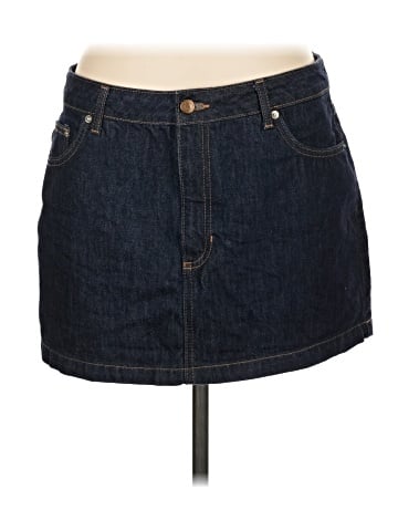 Topshop Denim Skirt (view 1)