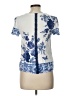oasis 100% Viscose Blue Short Sleeve Top Size 10 - photo 2