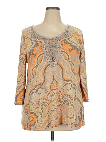 Alfani 3/4 Sleeve Blouse (view 1)