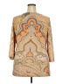 Alfani Orange 3/4 Sleeve Blouse Size 2X - photo 2