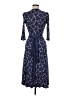 Coast 100% Silk Blue Cocktail Dress Size 8 - photo 2