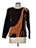 Lisa International Paisley Black Pullover Sweater Size M - photo 1
