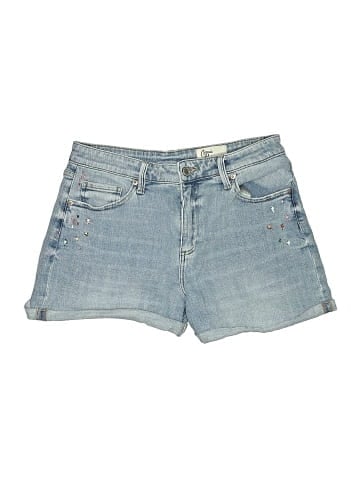 Cosmic Blue Love Denim Shorts (view 1)