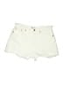 Zara Ivory Denim Shorts Size 10 - photo 1