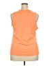 Danskin Now 100% Polyester Orange Sleeveless T-Shirt Size 2X - photo 2