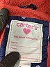 Carter's 100% Polyester Stars Blue Snow Jacket Size 3 - photo 3