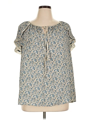 Max Studio Short Sleeve Blouse (view 1)