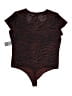 Express Burgundy Brown Bodysuit Size XL - photo 2
