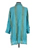 Elan Teal 3/4 Sleeve Button-Down Shirt Size S - photo 2