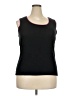 Gianni 100% Silk Black Sleeveless Silk Top Size 2X - photo 1