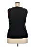 Gianni 100% Silk Black Sleeveless Silk Top Size 2X - photo 2