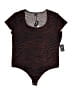 Express Burgundy Brown Bodysuit Size XL - photo 1