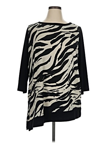 Susan Graver 3/4 Sleeve Top (view 1)