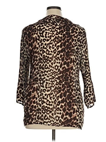 Signature by Larry Levine 3/4 Sleeve Blouse (view 2)