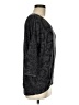 Wilfred Animal Print Black Silk Pullover Sweater Size M - photo 4