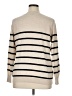 Terra & Sky Stripes Tan Pullover Sweater Size 0X - photo 2