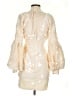 ASOS 100% Polyester Ivory Cocktail Dress Size 4 - photo 2