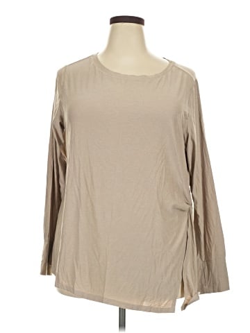 Active by Old Navy 3/4 Sleeve T-Shirt (view 1)