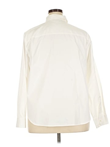 Jones New York Signature Long Sleeve Button-Down Shirt (view 2)