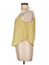 Forever 21 100% Polyester Yellow Sleeveless Blouse Size L - photo 5