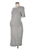 Old Navy Gray Casual Dress Size Med Maternity - photo 1