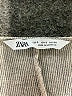 Zara Gray 3/4 Sleeve Blouse Size S - photo 7