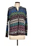 Dana Buchman Blue Long Sleeve Blouse Size L - photo 1