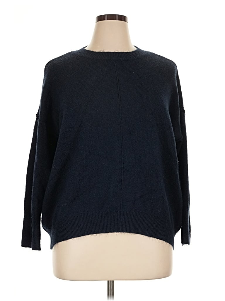 Pre-owned Vince Camuto Pullover Sweater In Blue