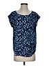 Joie 100% Silk Blue Short Sleeve Silk Top Size S - photo 1