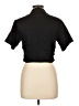 Forever 21 Black Short Sleeve Blouse Size L - photo 2