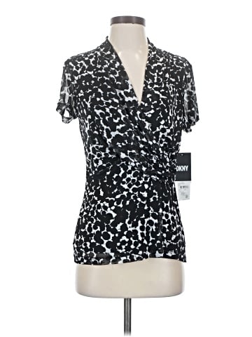 DKNY Short Sleeve Blouse (view 1)