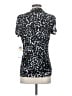 DKNY Animal Print Black Short Sleeve Blouse Size S - photo 2