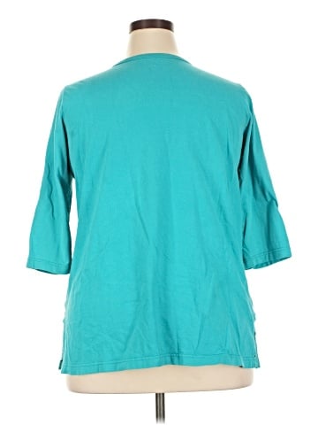 Woman Within 3/4 Sleeve Top (view 2)