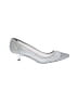 Adrianna Papell Silver Heels Size 8 - photo 1